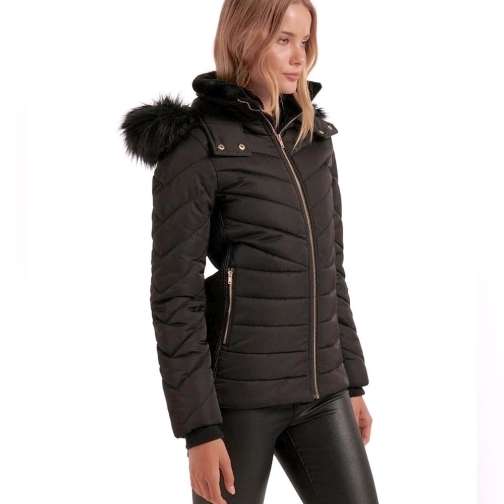 EVER NEW Short Quilted Puffer Jacket